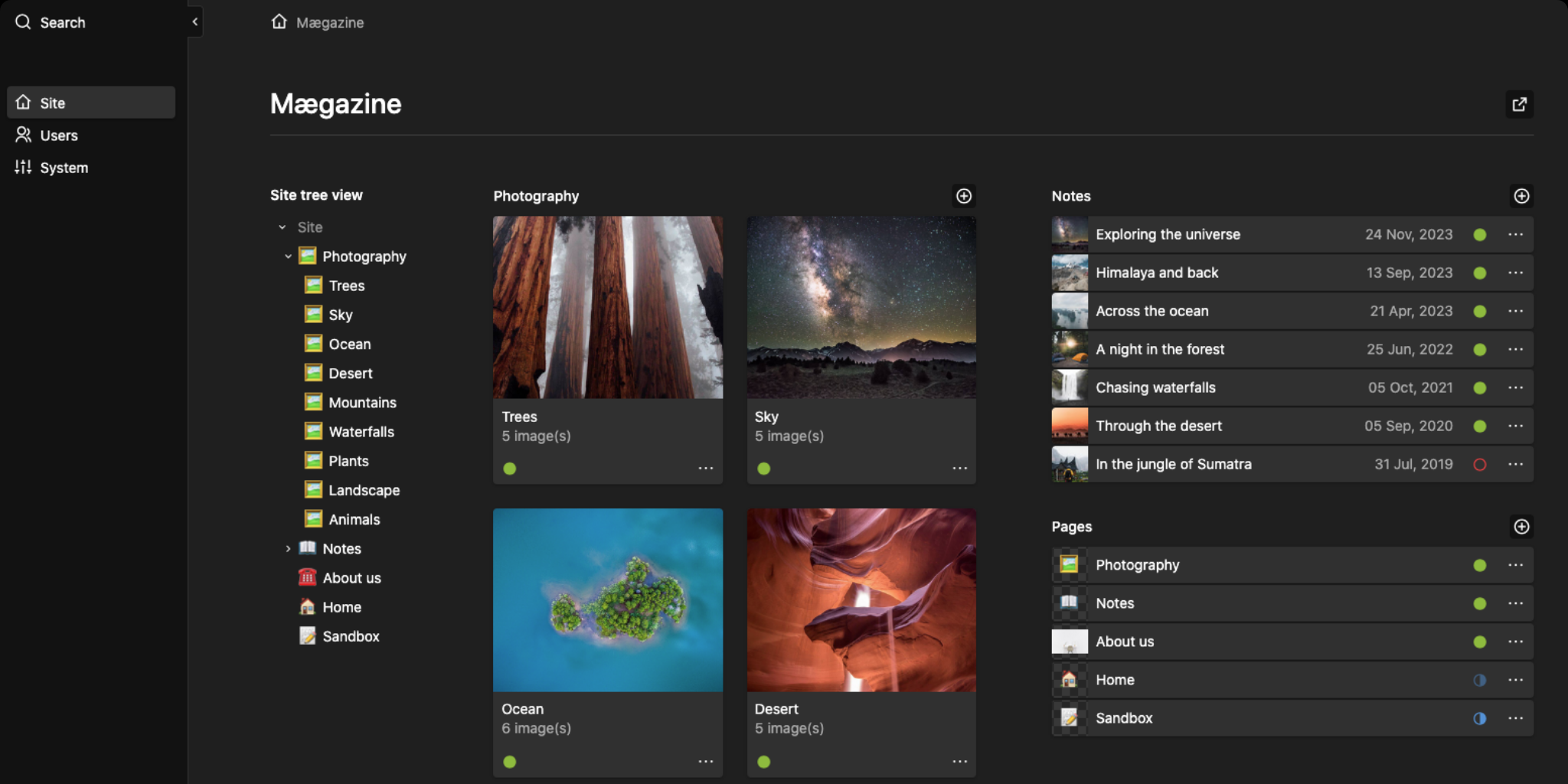Arborescence | Kirby CMS Plugins