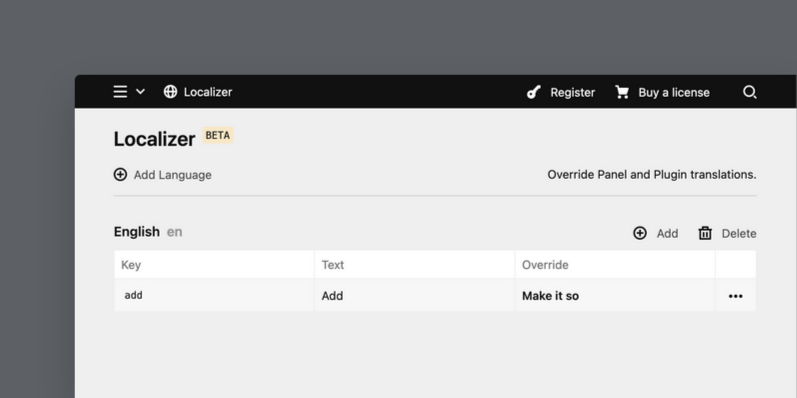 Localizer for Kirby | Kirby CMS Plugins