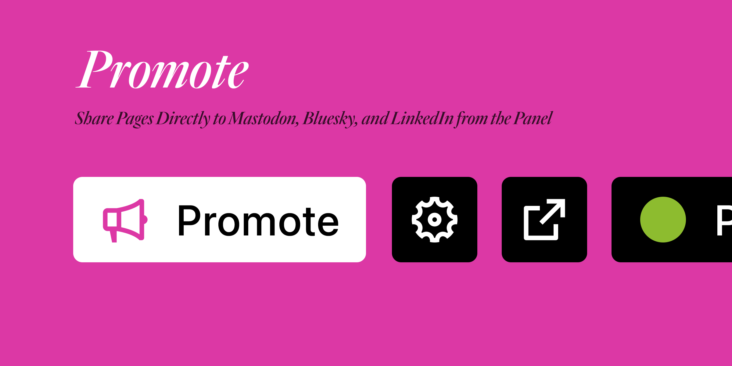 Promote Button | Kirby CMS Plugins